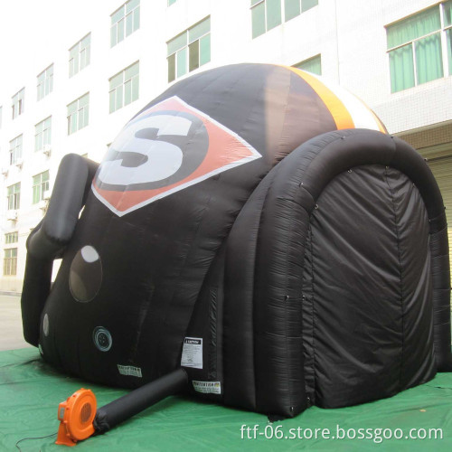 2015 Popular Inflatable Football Helmet Tunnel